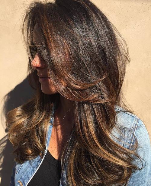 Hairstyle with Toffee Curls