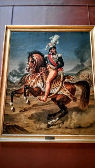 Joachim Murat on horseback