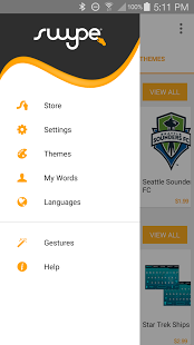 Swype Keyboard Trial Screenshot