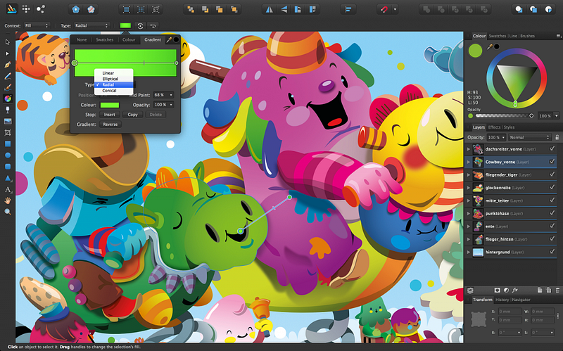 Affinity Designer Screenshot