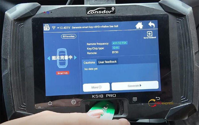 Lonsdor K518 PRO Program 2024 BYD Destroyer 05 Key