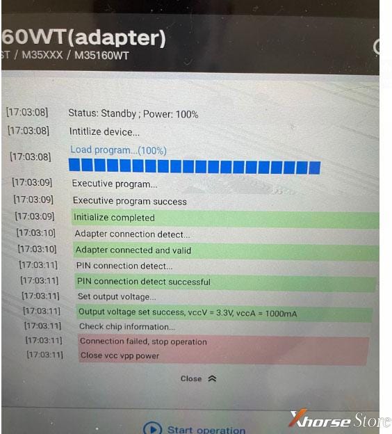 Xhorse VVDI Key Tool Plus cannot read the chip information