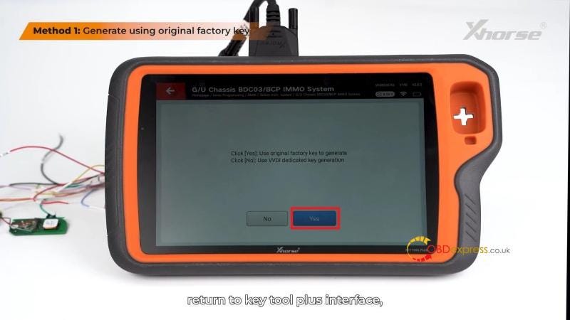 How to Clone BMW BDC3 Key with Xhorse VVDI Key Tool Plus