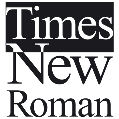 Times New Roman fonts