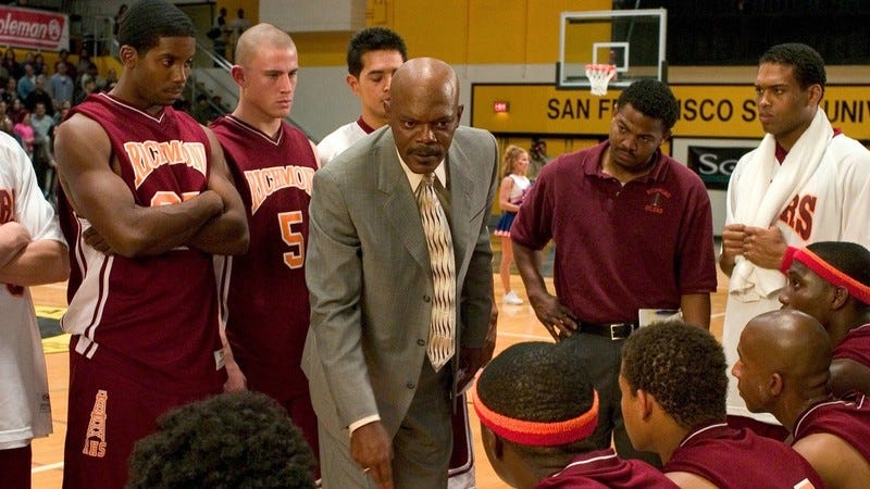 Scene from Coach Carter movie