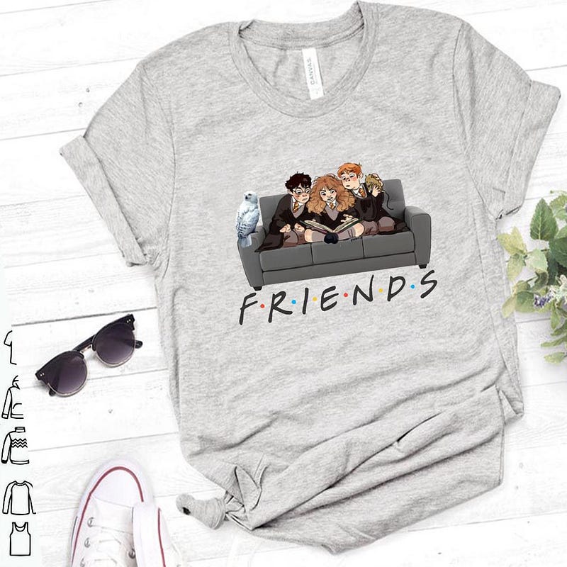 Canifa Harry Potter Emma Watson And Rupert Grint Friends Shirt