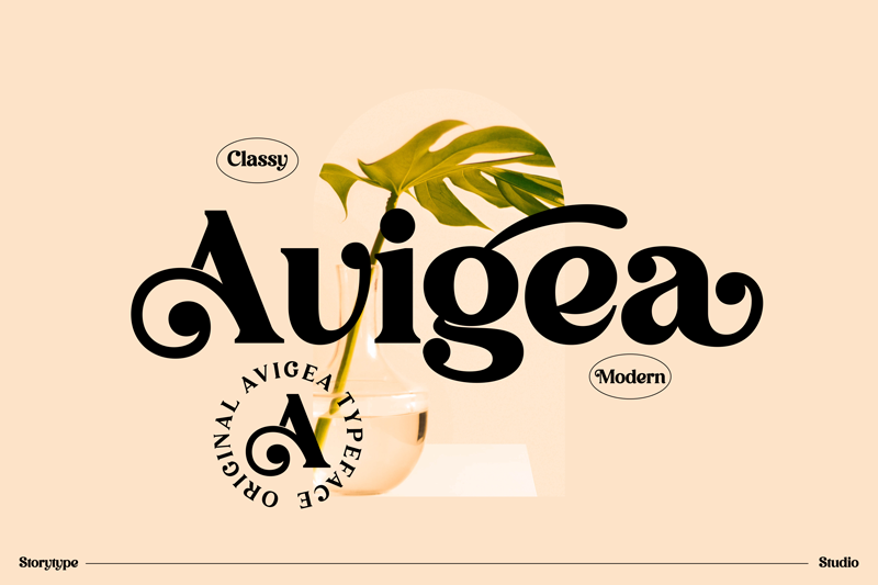 Avigea Designer Font