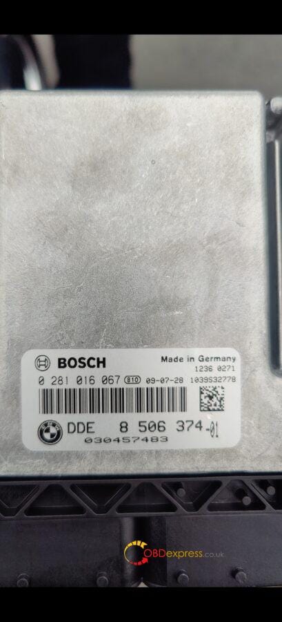 KTM 1.20 turn ECU for Bosch edc17cp02 (320d BMW)