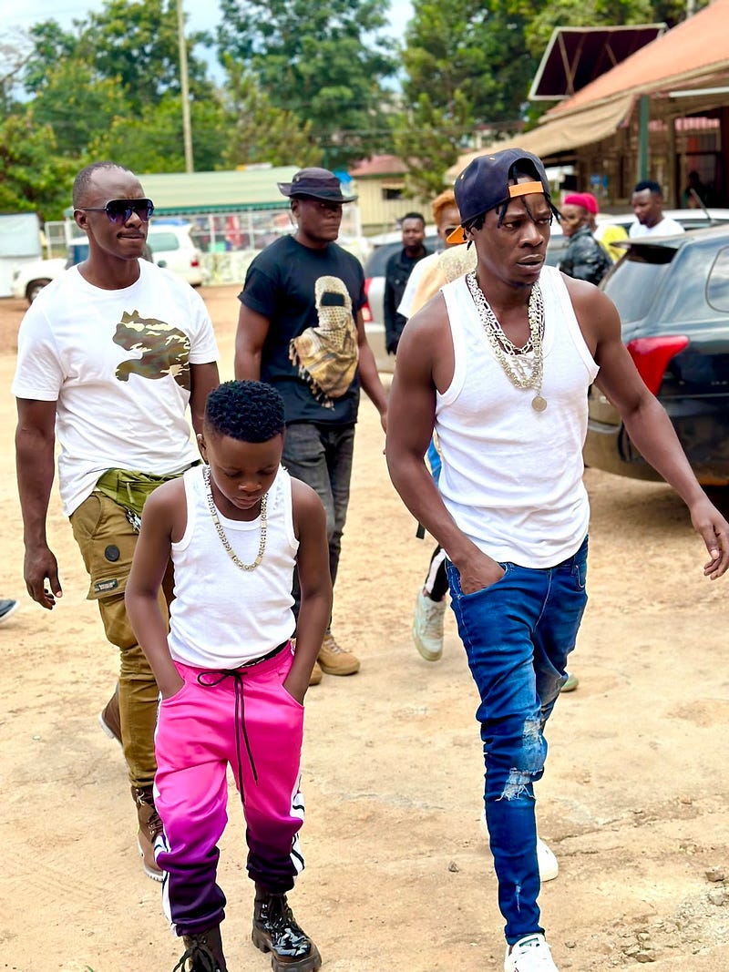 ALTERED: This photo of Ugandan artiste Alien Skin in Gen Muhoozi ...
