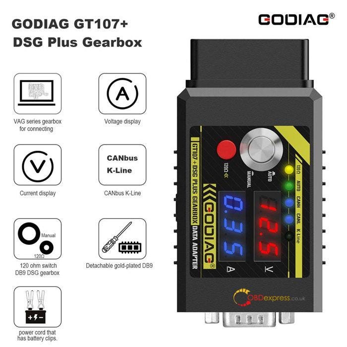 Godiag GT107+ DSG PlusとGT107 DSGの違い