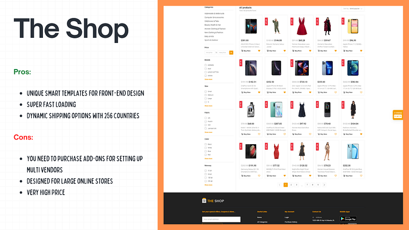 The Shop- pwa eCommerce CMS