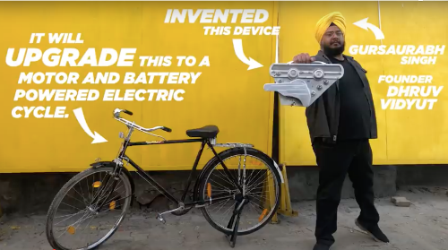 Gursaurabh, the inventor of Dhruv Vidyut Gursaurabh, the inventor of Dhruv Vidyut