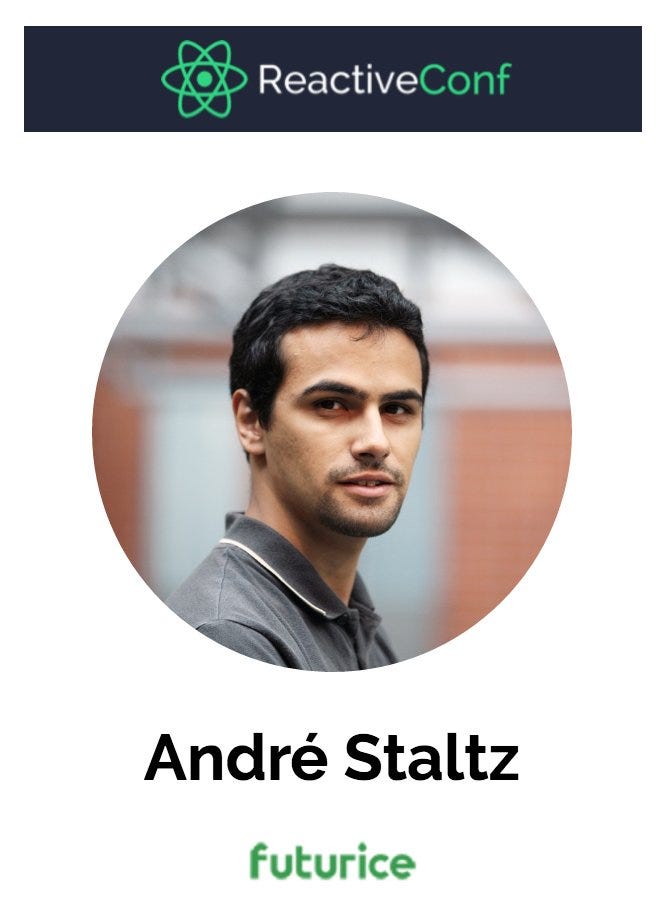 Get your tickets to @ReactiveConf and check out @andrestaltz 's session  #ReactJS