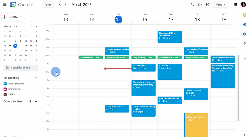 Google Calendar | one of the google project management tools