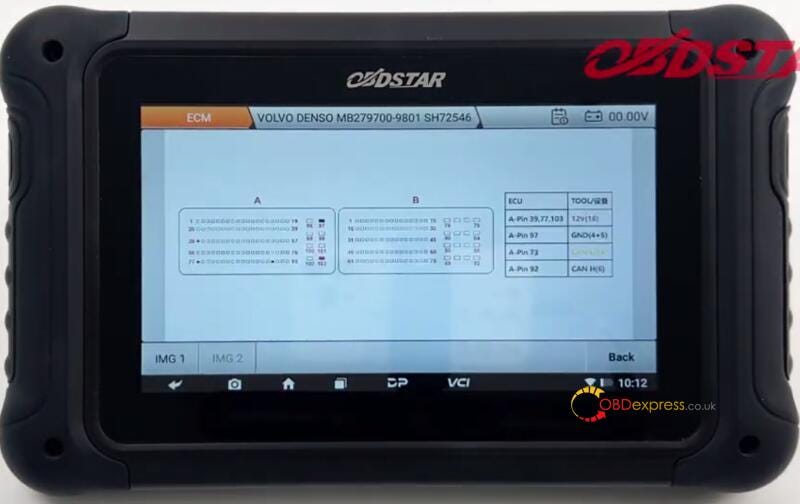 Volvo ECM Read, Write, Unlock with OBDSTAR DC706 on Bench