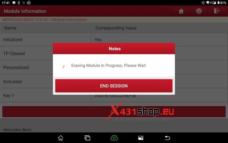 How to Reset Benz VGS3 NAG2 TCU with LAUNCH X431 PRO5