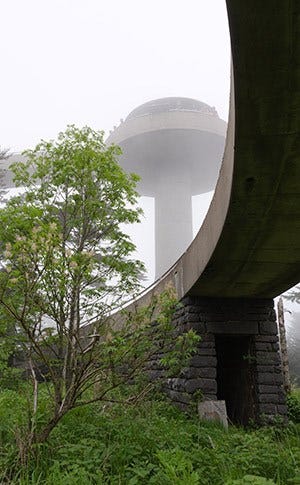 Clingman’s Dome Observation Tower in Great Smoky Mountains National Park.