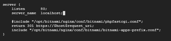 remove bitnami banner with configuration file