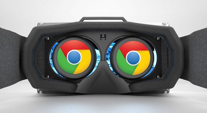 النسخة الاخيرة من متصفح google chrome تدعم تقنية الواقع الافتراضي WebVR 