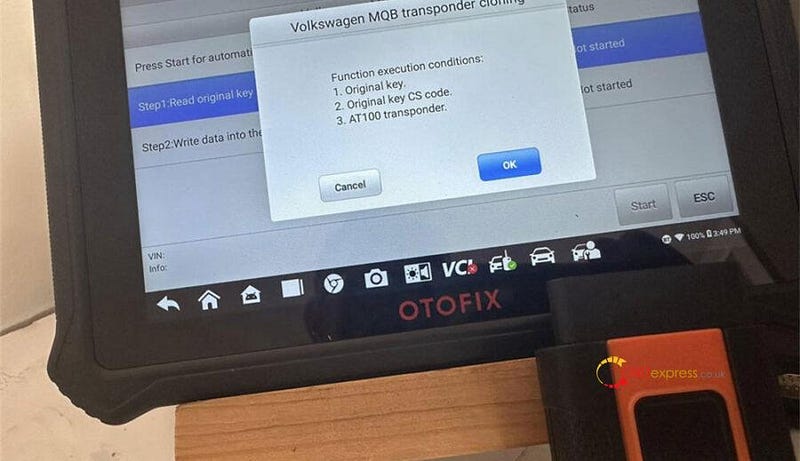 How to Clone VAG MQB Transponder by Autel or OTOFIX