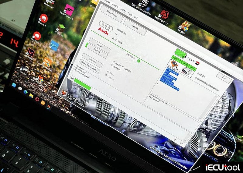 Foxflash Failed to Read VAG DL501 Gearbox Solution