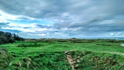 Pointe du Hoc craters