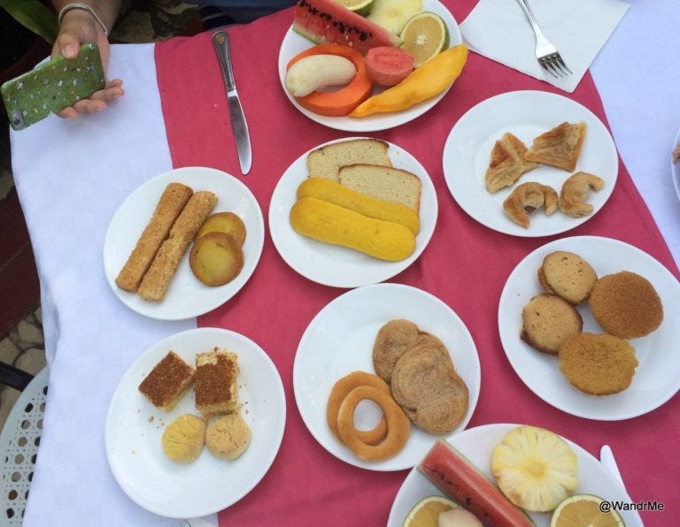 The breakfast spread at Hostal Florida Center was almost as ridiculous as the dinner