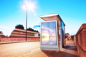 Commercial Advertising Bus Digital Signage