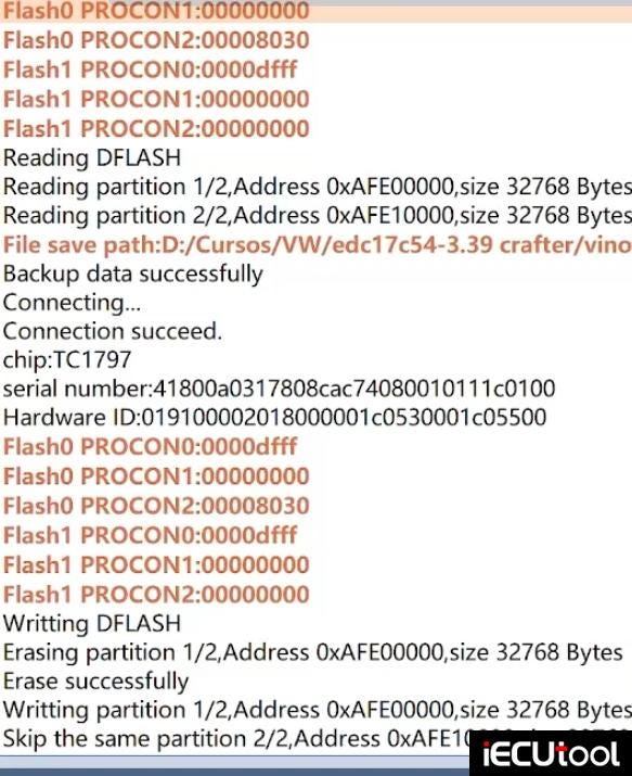 How to Read VW EDC17C54 ECU CS and PIN with CG FC200
