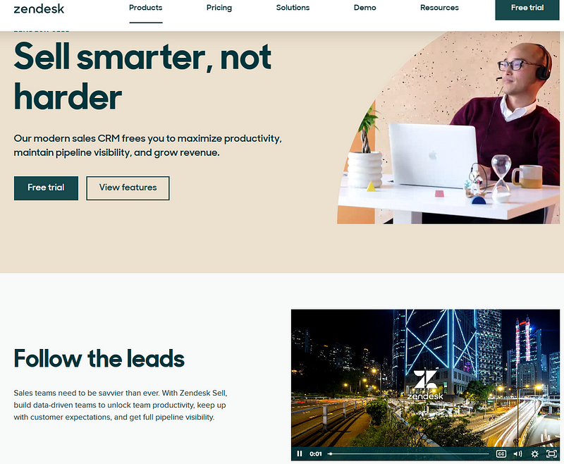 Zendesk homepage - Asana for Project Management
