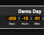 Demo day countdown