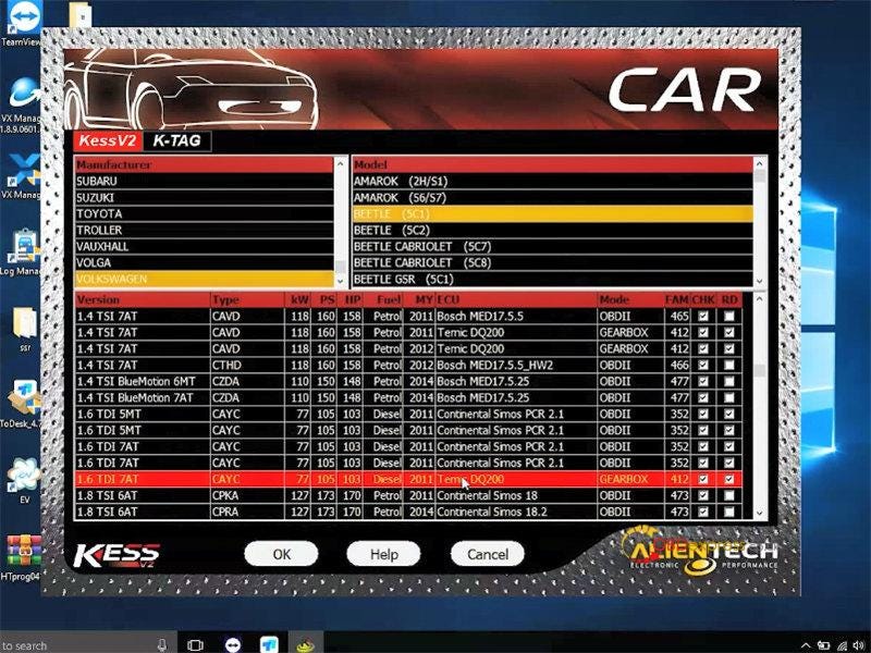 Godiag GT107+ さまざまなデバイスの VW DQ200 ギアボックスを診断して読み取る