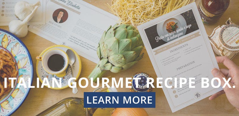 italian gourmet recipe box