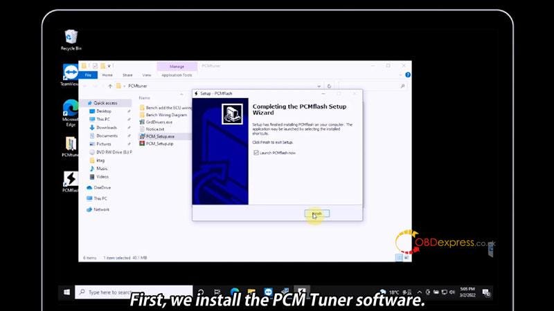 PCMTUNERを使用して元のソフトウェアで動作する