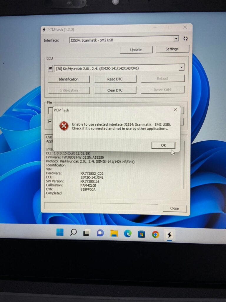 PCMtuner Could Not Install USB Driver