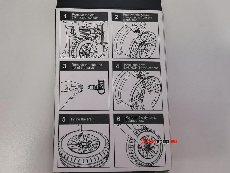 Launch CRT5011E Detect and replace tire pressure sensors on 2017 Porsche Macan