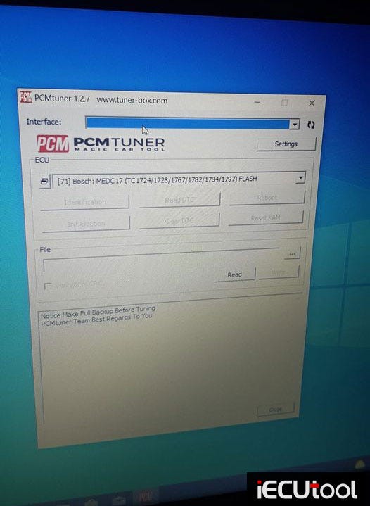 How to Solve PCMTuner Flash 1.2.7 Not Show Interface