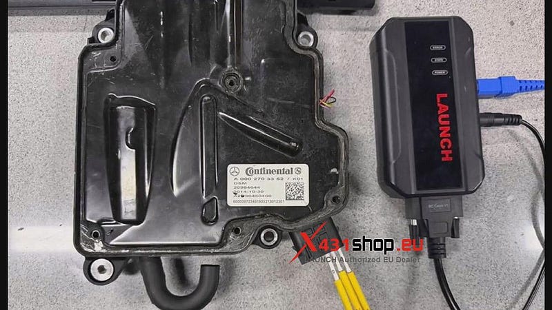 LAUNCH X431 ECU Tool Replace Mercedes-Benz DSM Transmission