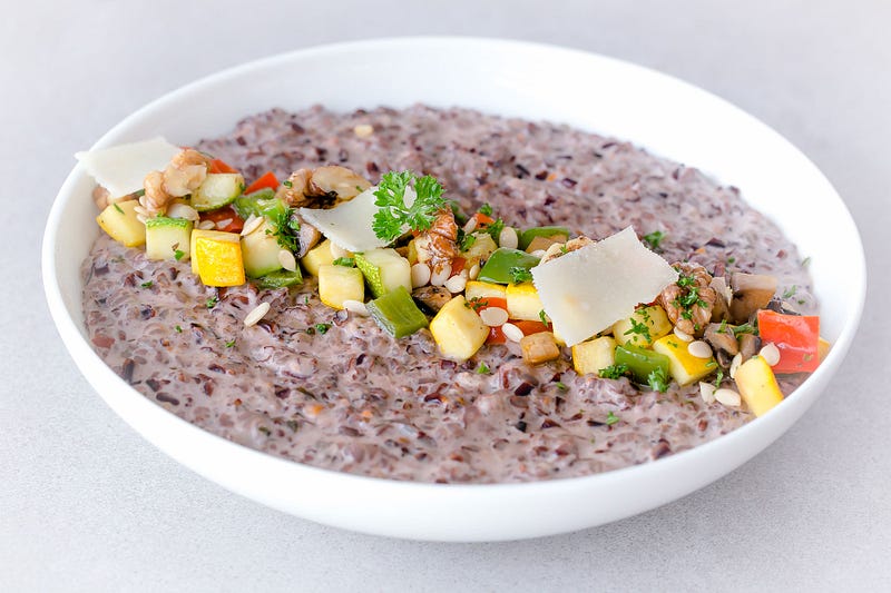 _50B3025_Black Rice Risotto (Veg)