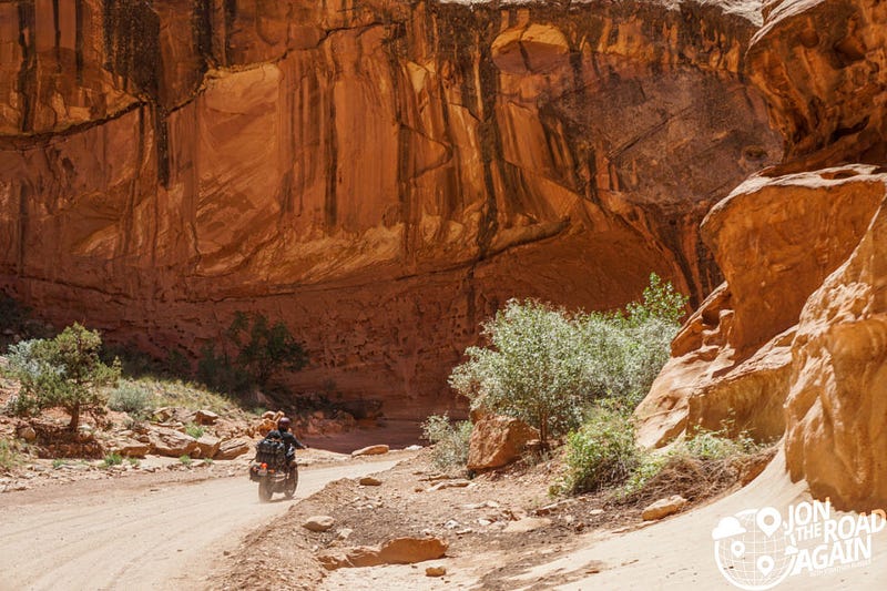 Riding in Capitol Reef National Park