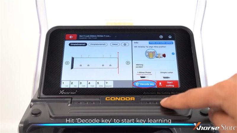 Xhorse Condor XC-Mini PlusIIカッティング家庭用キー