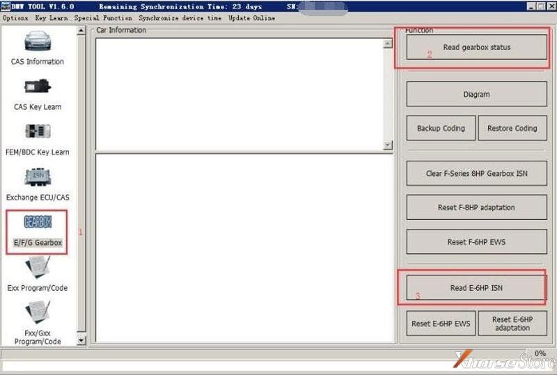 Xhorse VVDI BIMTOOL PRO read BMW 6HP EGS ISN