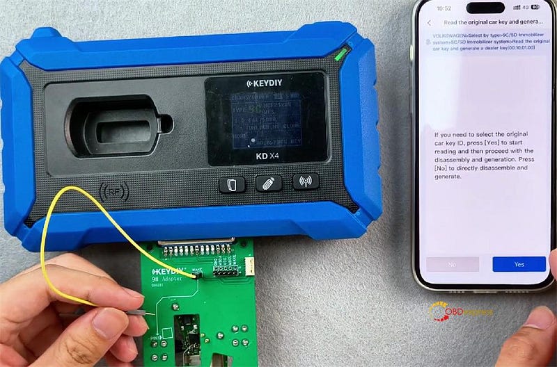 How to Modify Key ID by KEYDIY KD-X4 and FGB25 FGB08 Keys