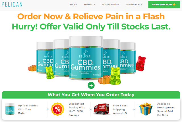 Pelican CBD Gummies Relieves Stress, Pain & Discomfort Easily! Price
