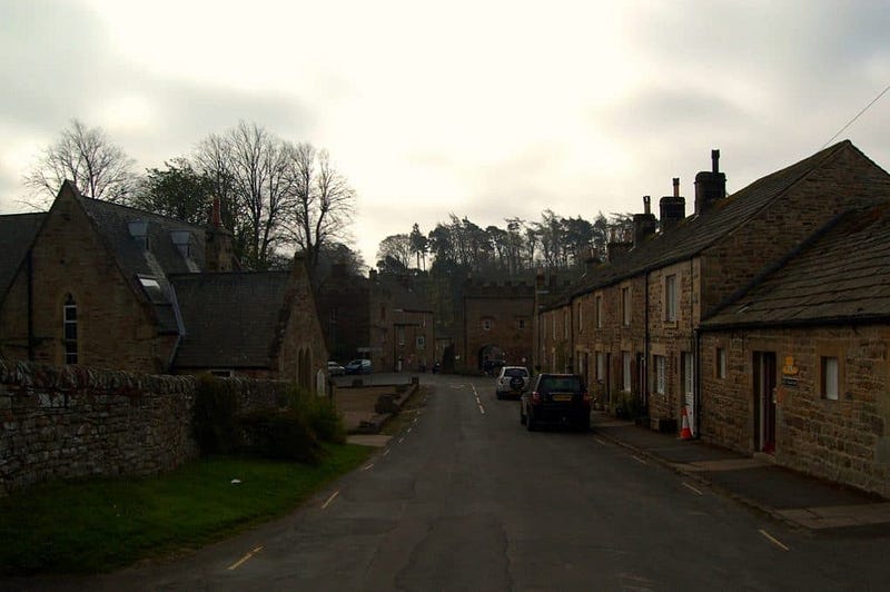 Strange English Place Names: northumberland village photo