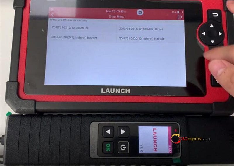 Use BST360 and TPMS Functions on Launch X431 CRP919E