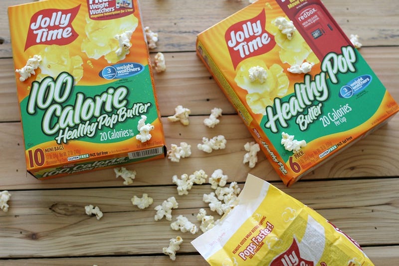 Weight Watchers has endorsed Jolly Time Popcorn as a snacking option for their program. These 100 calorie mini bags are perfect for a snack that is gluten free and extremely satisfying!