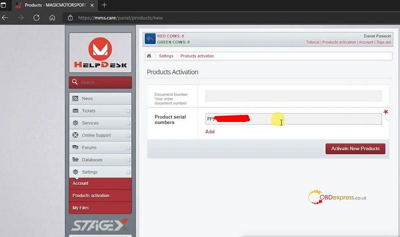 Magic Motorsport Flex Software Activation Guide