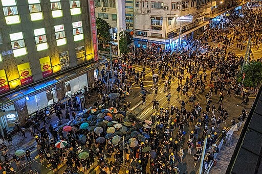 2019 Hong Kong protests; Studio Incendo, CC BY 2.0 , via Wikimedia Commons