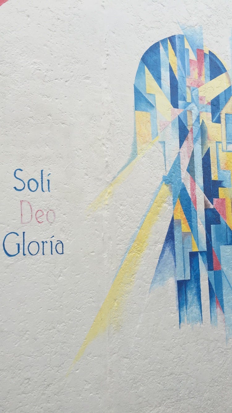 Part of one of the Eastside Gallery murals.